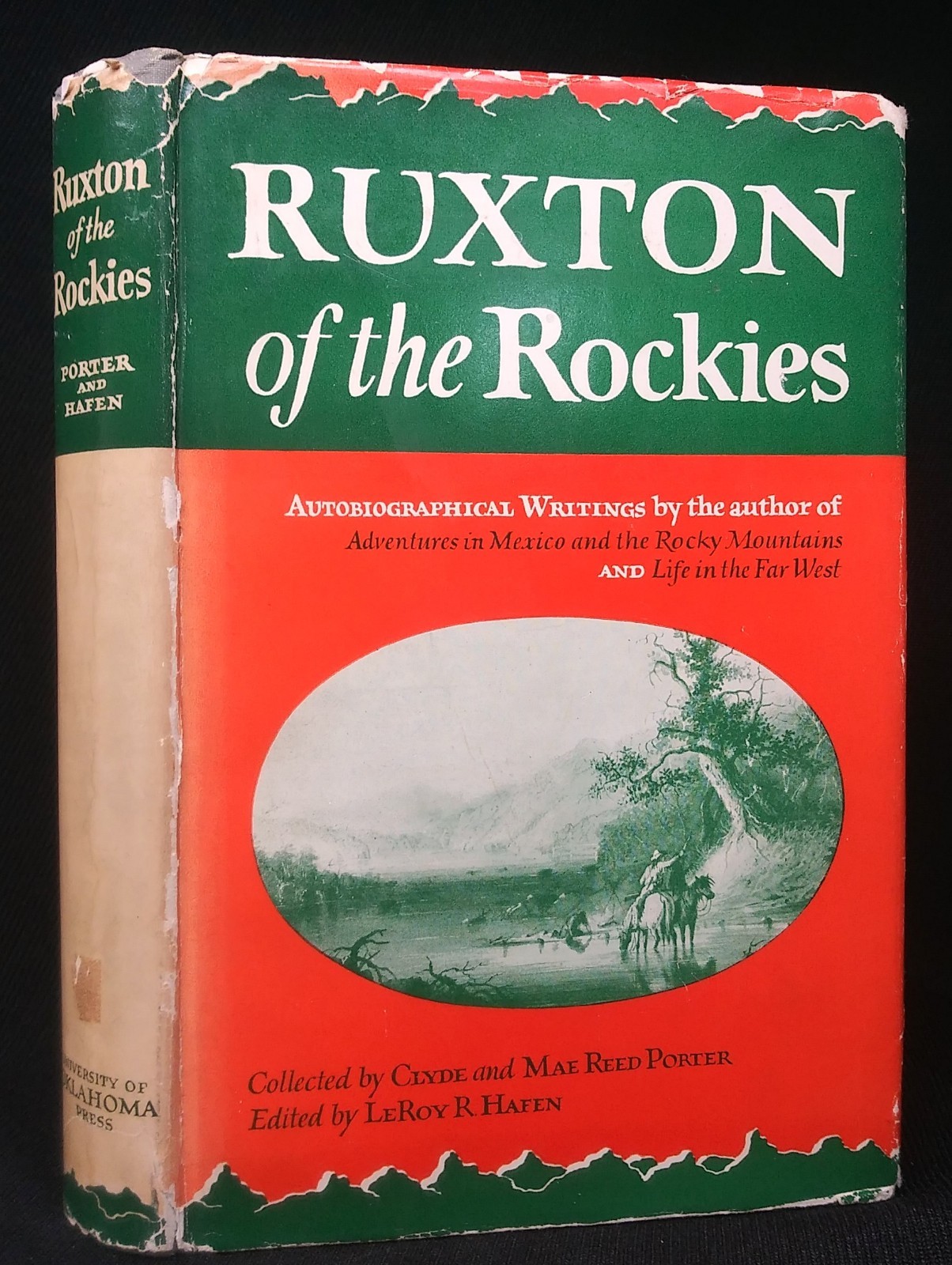 Western US travel history GEORGE FREDERICK RUXTON OF THE ROCKIES hc dj 1st 1950