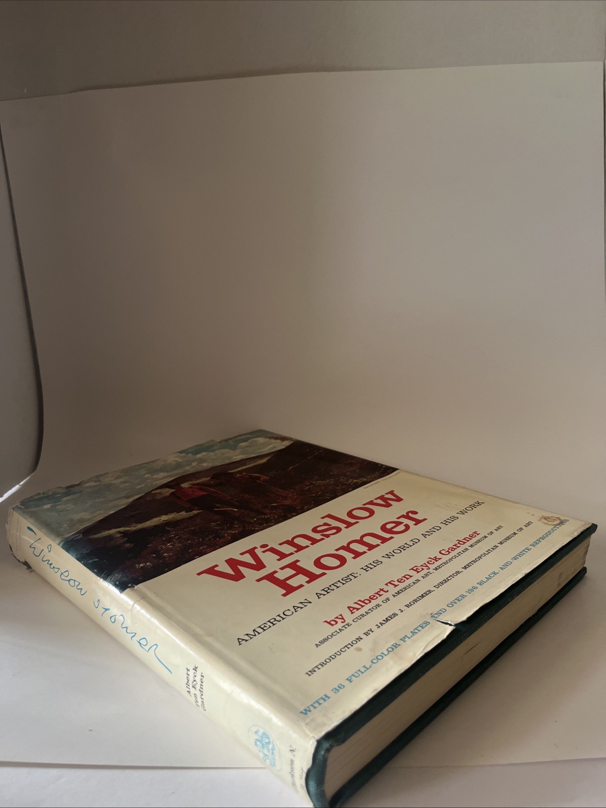 Winslow Homer American Artist His World and Work Gardner 1961 1st Ed