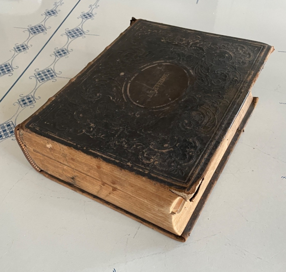 Illustrated 1864 Domestic Bible Rev. Ingram Cobbin ,M.A,