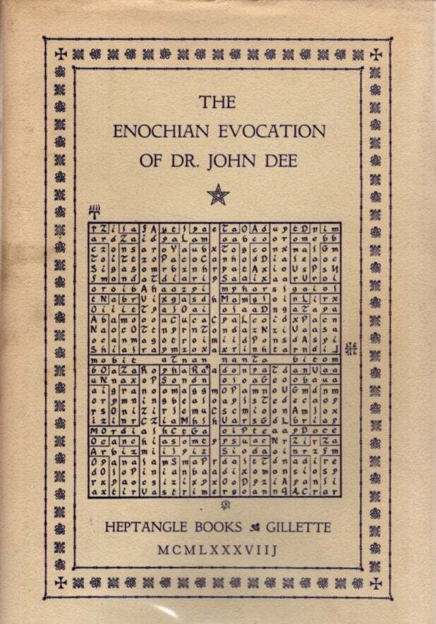 Geoffrey James / THE ENOCHIAN EVOCATION OF DR JOHN DEE 1988 2nd printing