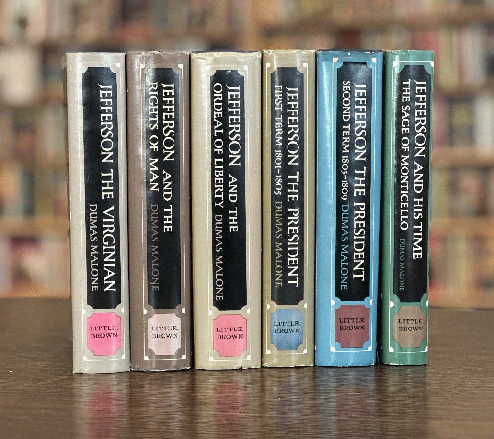 Dumas Malone JEFFERSON AND HIS TIME Complete 6 Volume Set 1st editions