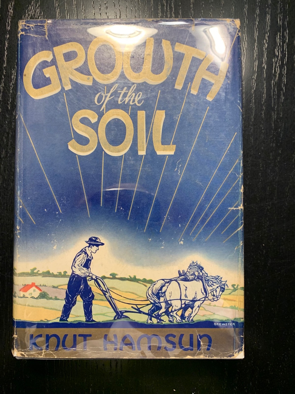 Growth of the Soil by Knut Hamsun Hardcover Collectible Very Good c. 1935