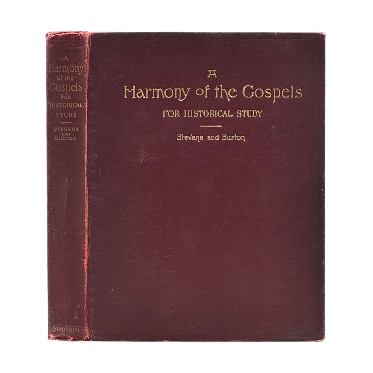 1912 WM. ARNOLD STEVENS A Harmony of the Gospels for Historical Study VINTAGE HC