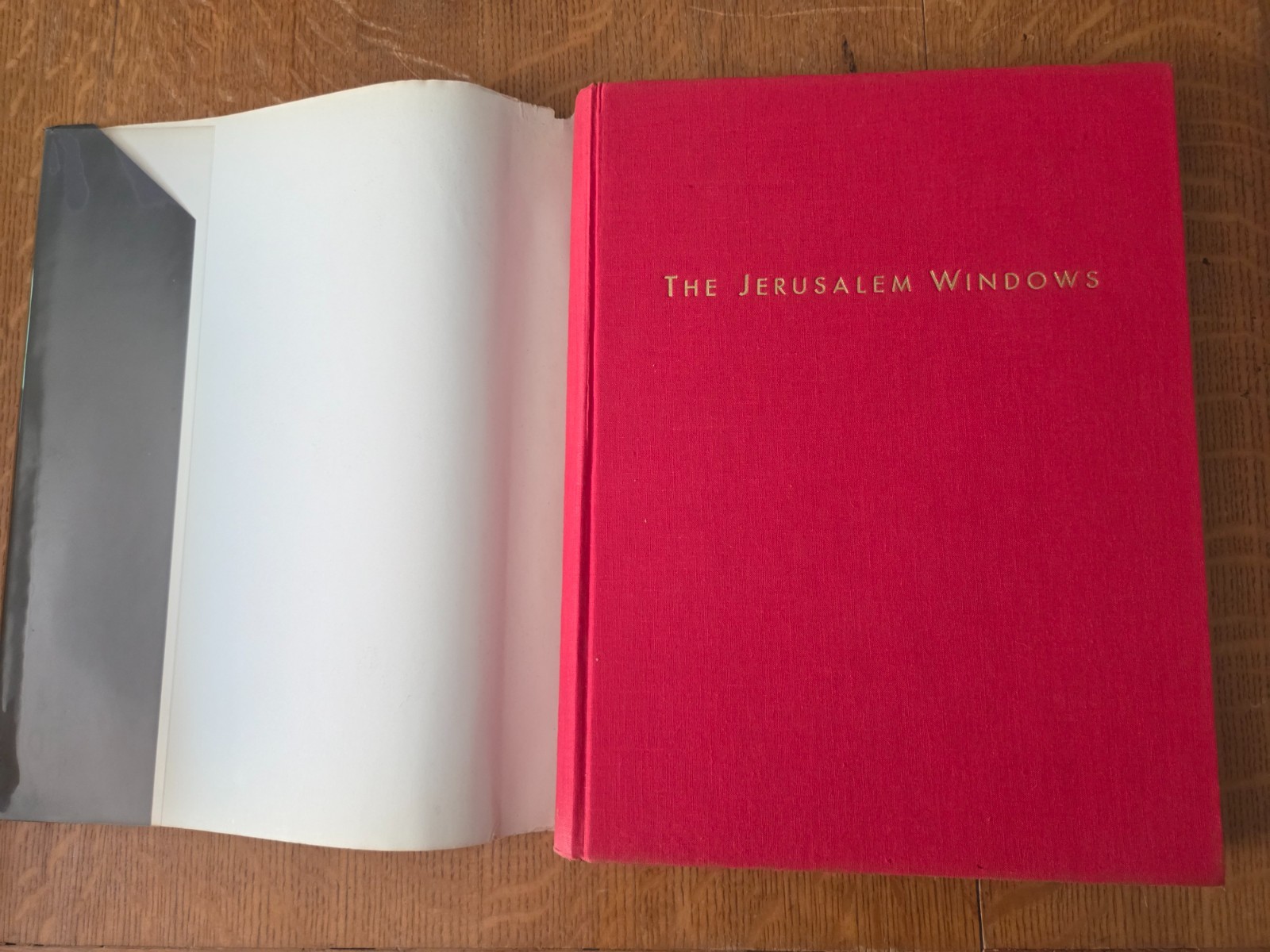 Marc Chagall The Jerusalem Windows 1962 Hardcover Book DJ 2 Original Lithographs