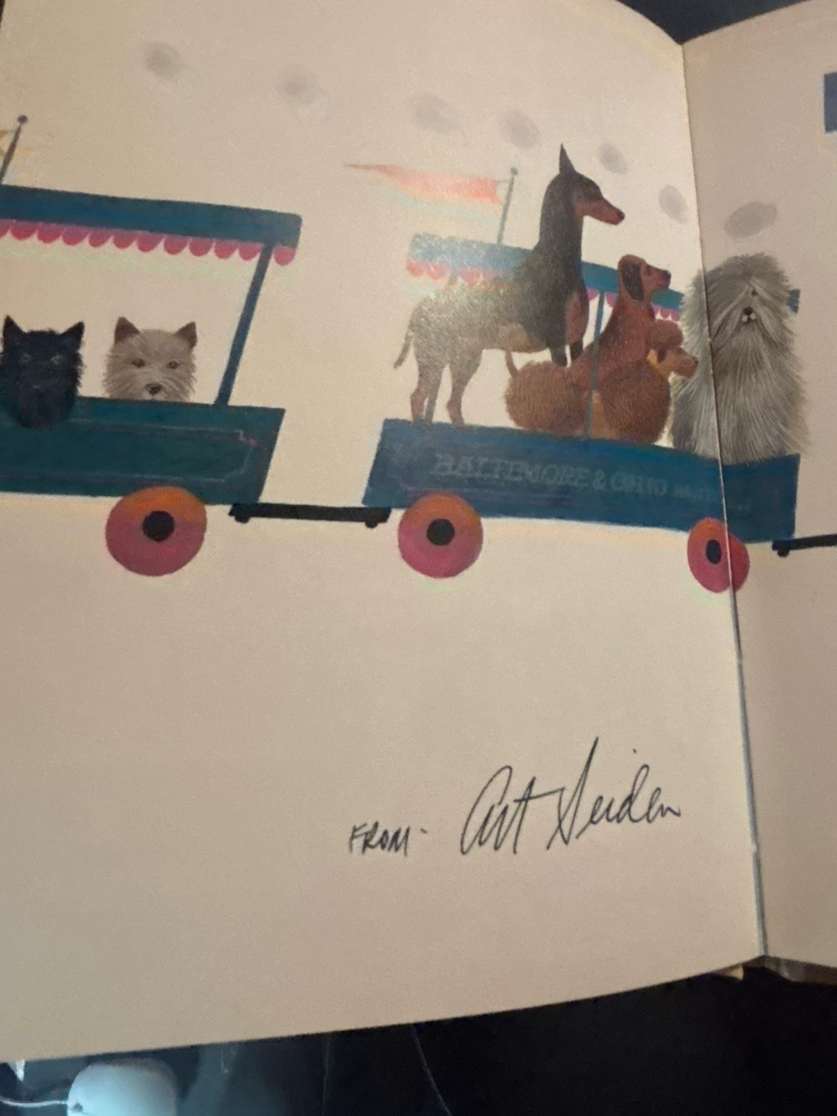 SCARCE SIGNED!!@. Michael Shows Off Baltimore by Art Seiden. VG+. 1st.