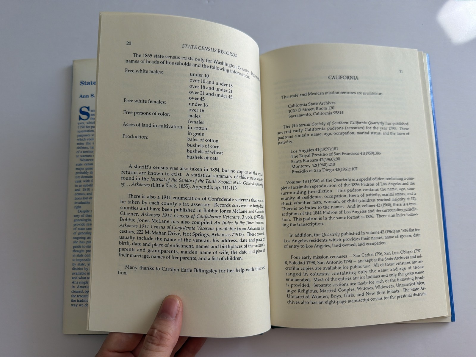 State Census Records, Ann S. Lainhart