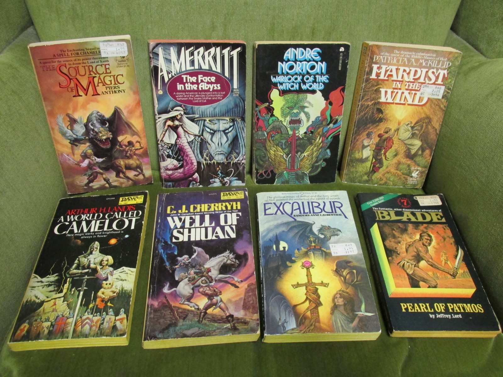 Sci-Fi Fantasy Vintage Paperback Book Lot