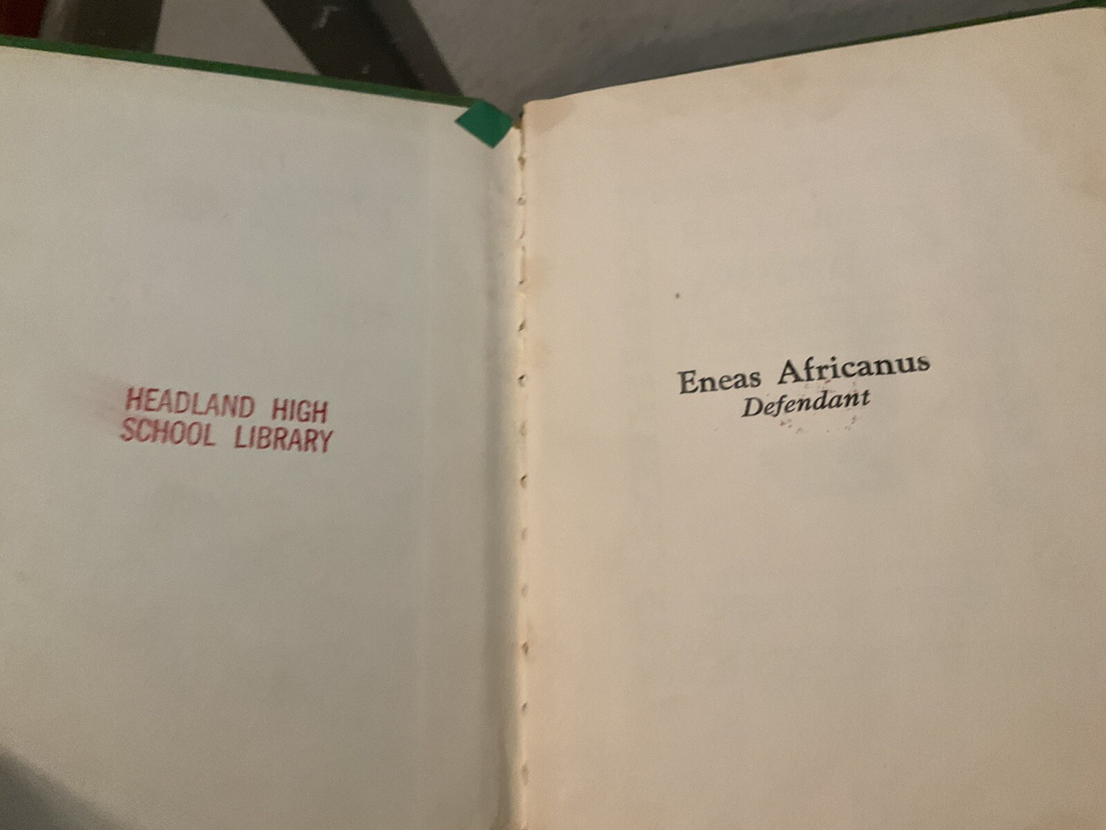 Eneas Africanus First Edition 1920 by Harry Stillwell Edwards Macon, GA Ex Lib