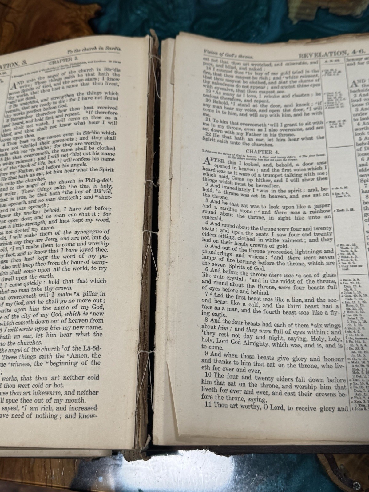 1903 A.J. Holman’s Self Pronouncing Edition Tooled Leather Holy Bible
