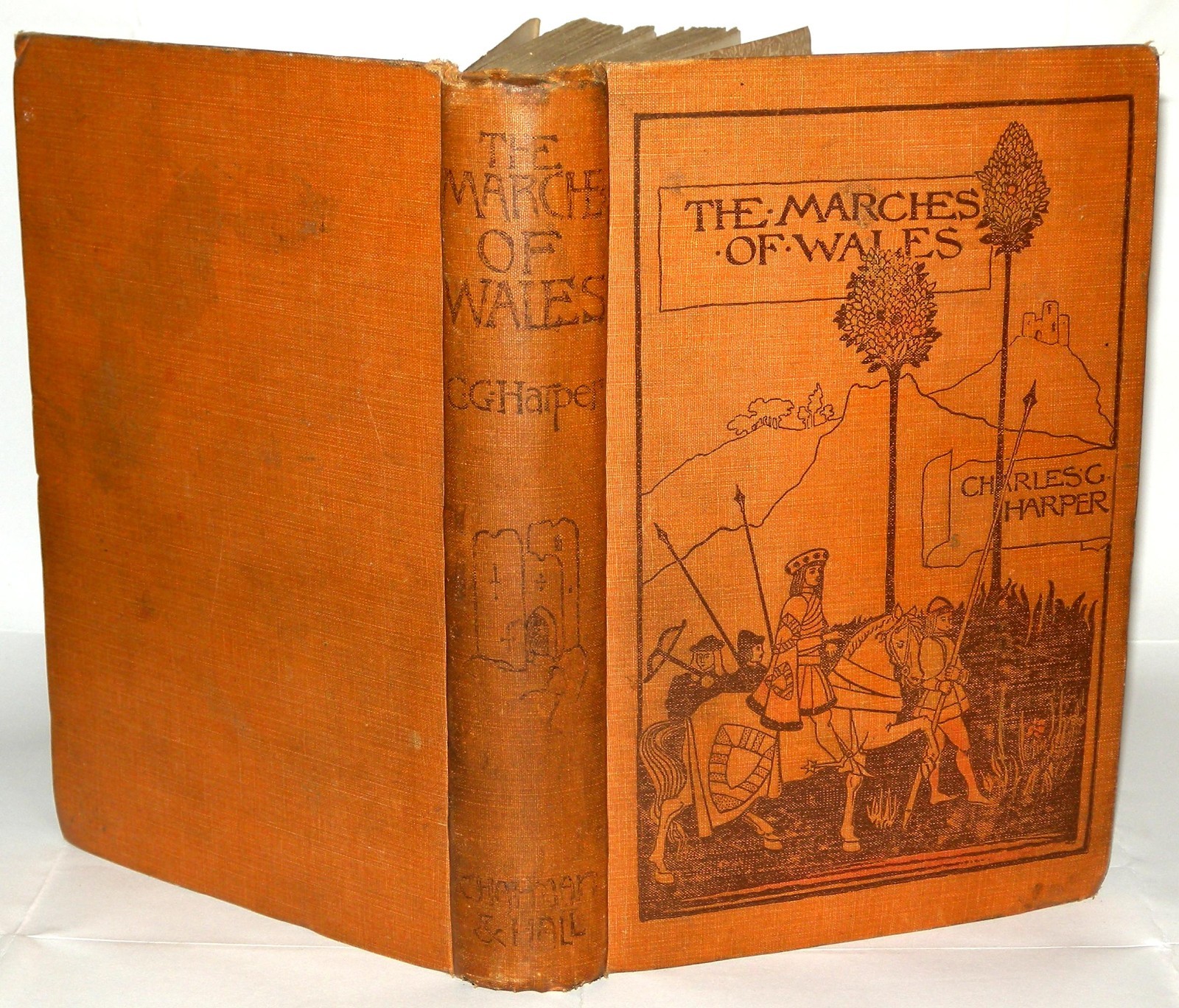 Charles G Harper Marches of Wales 1894 Chapman Hall Welsh History Antique HB