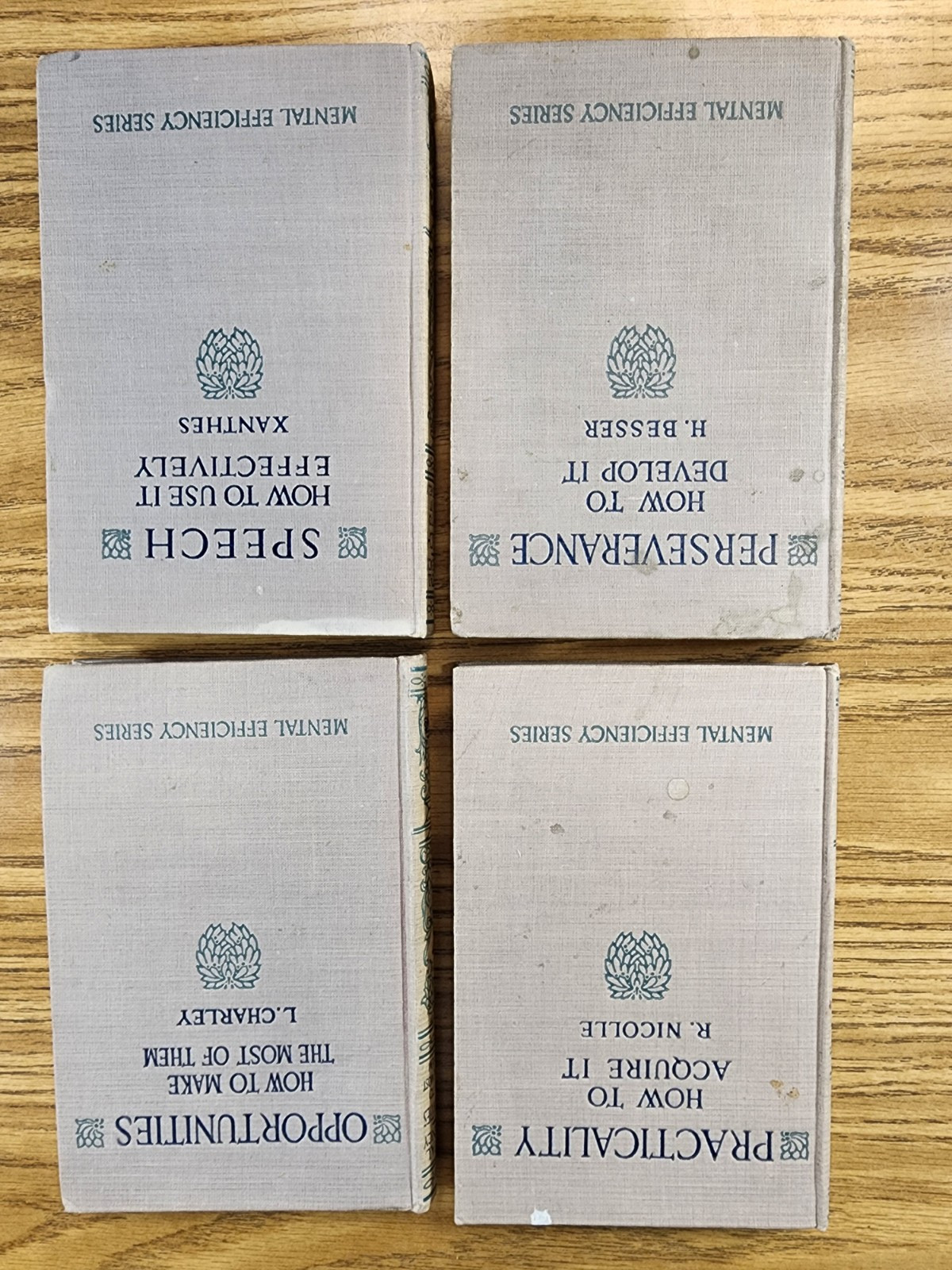 Mental Efficiency Series 9 Volume Set 1916 Funk and Wagnalls (missing Vol. 2)