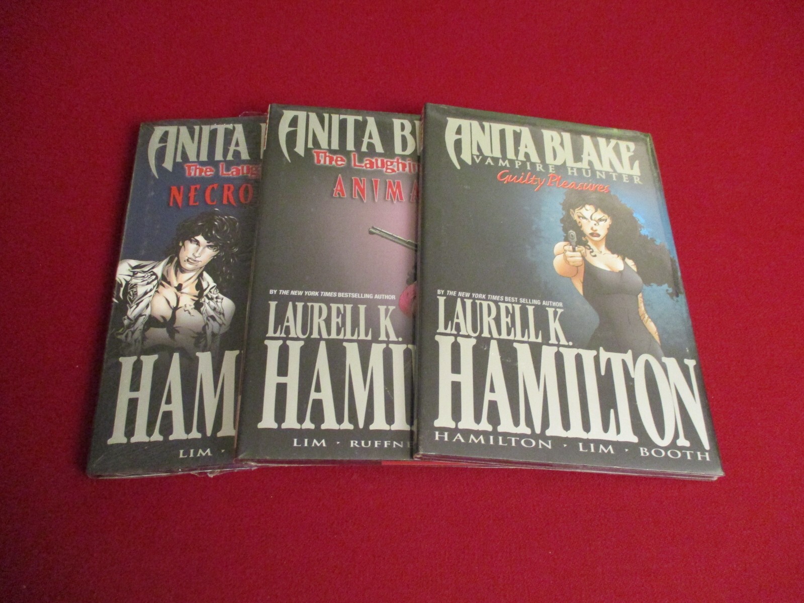 3 Laurell K. Hamilton Graphic „Anita Blake Vampire Hunter “ Novels ~ Necromancer