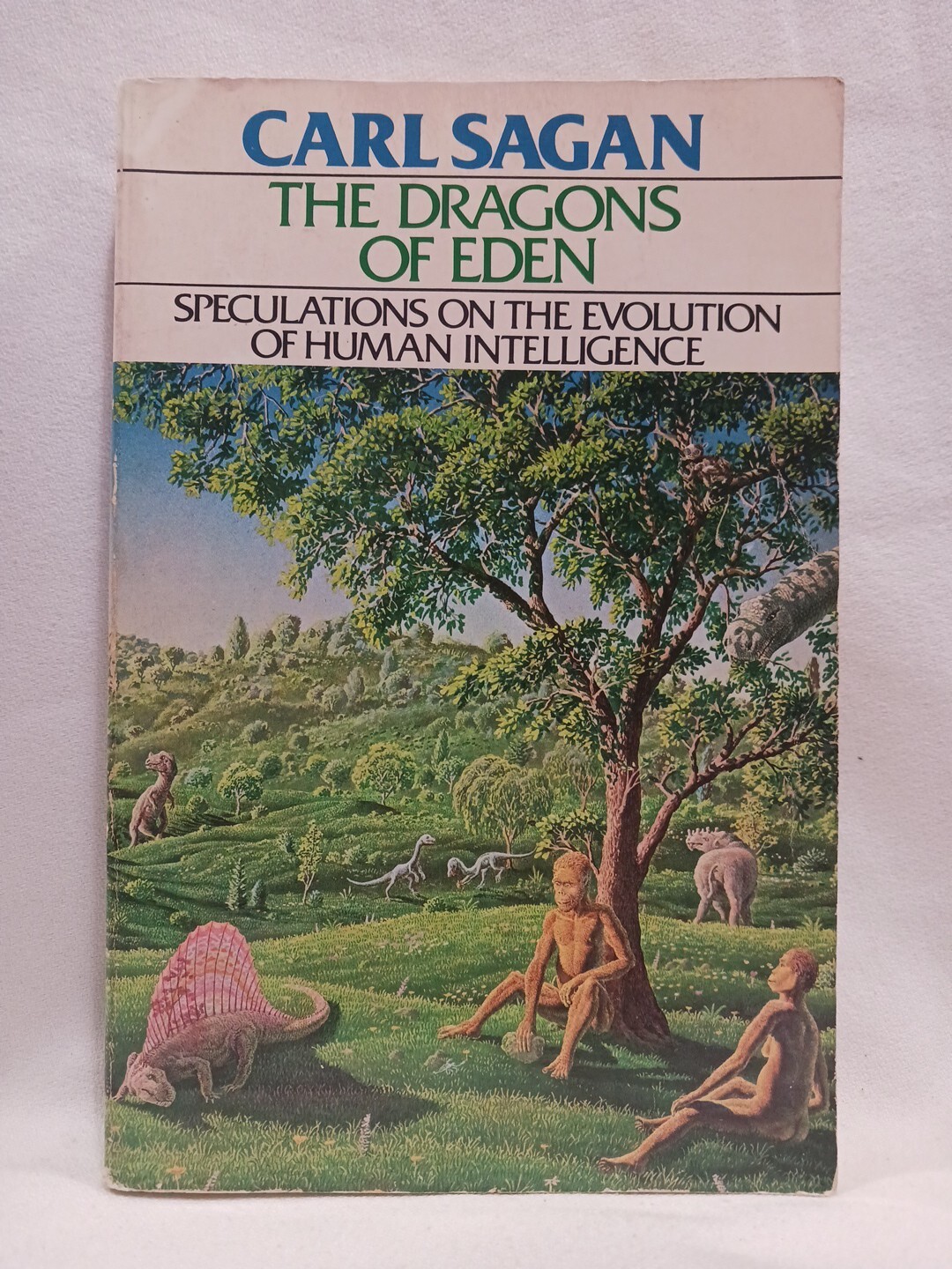 Carl Sagan The Dragons Of Eden 1977 Trade Paperback Human Evolution Sociology GC