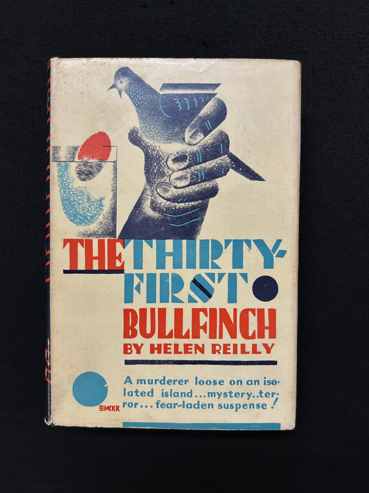 Helen Reilly THE THIRTY-FIRST BULLFINCH 1st novel Crime Club HCDJ