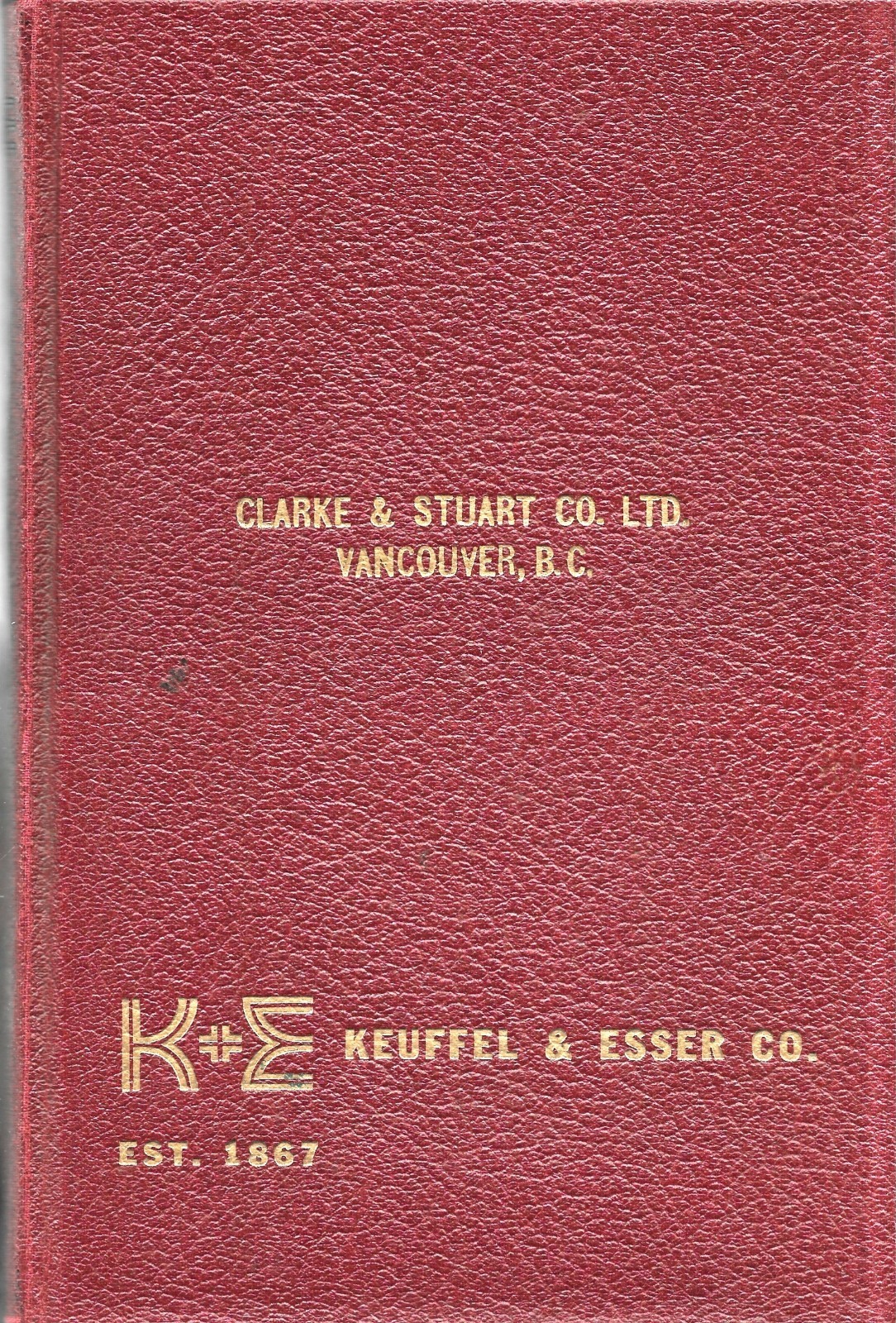 „CATALOGUE OF KEUFFEL & ESSER CO.“ 1944 40th Edition“