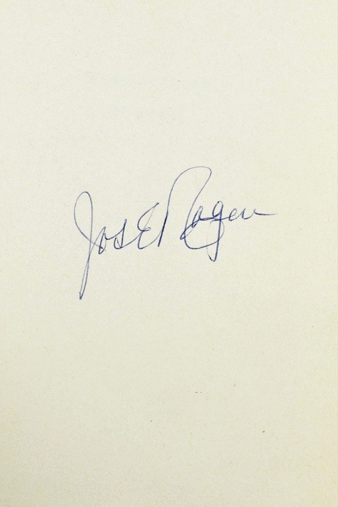 Warden Ragen of Joliet by Gladys A. Erickson Signed by Warden Joseph Ragen 1957