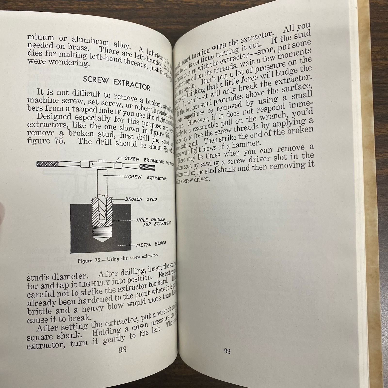 1944 Hand Tools Training Course Illustrated Vintage Technical Instruction Book