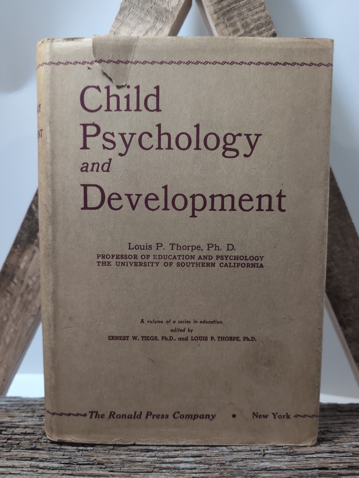 Child Psychology and Development by Louis Thorpe 1946 HC with DJ – Ronald Press