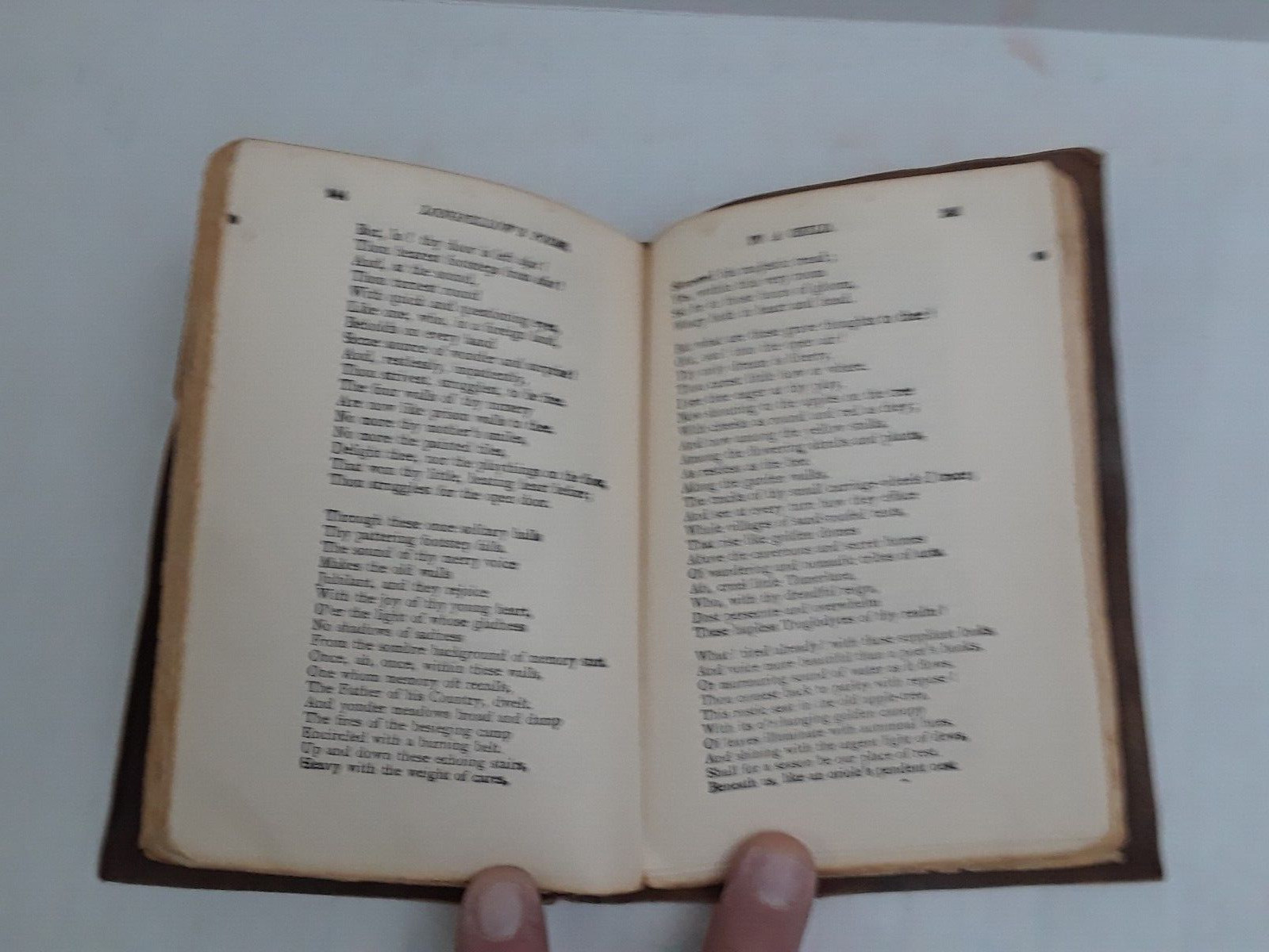 Antique Soft Suede Leather Bound Longfellow’s Courtship of Miles Standish Book