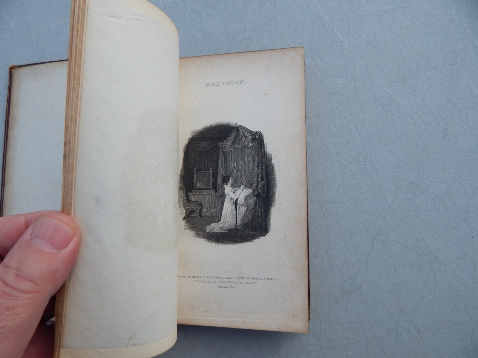 1822 FULL LEATHER „A FATHER’S LEGACY TO HIS DAUGHTERS“ BY DR. JOHN GREGORY