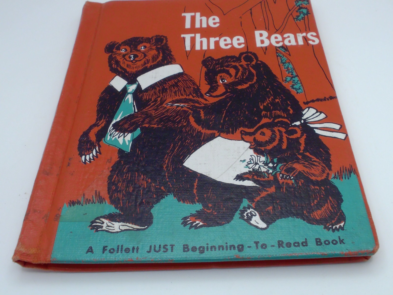 The Three Bears 1963 Margaret Hillert Vintage Beginner Reader Follett Book