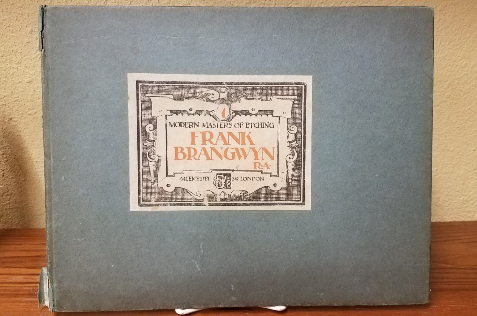 Modern Masters Of Etching – Frank Brangwyn, Antique, Rare, 1925