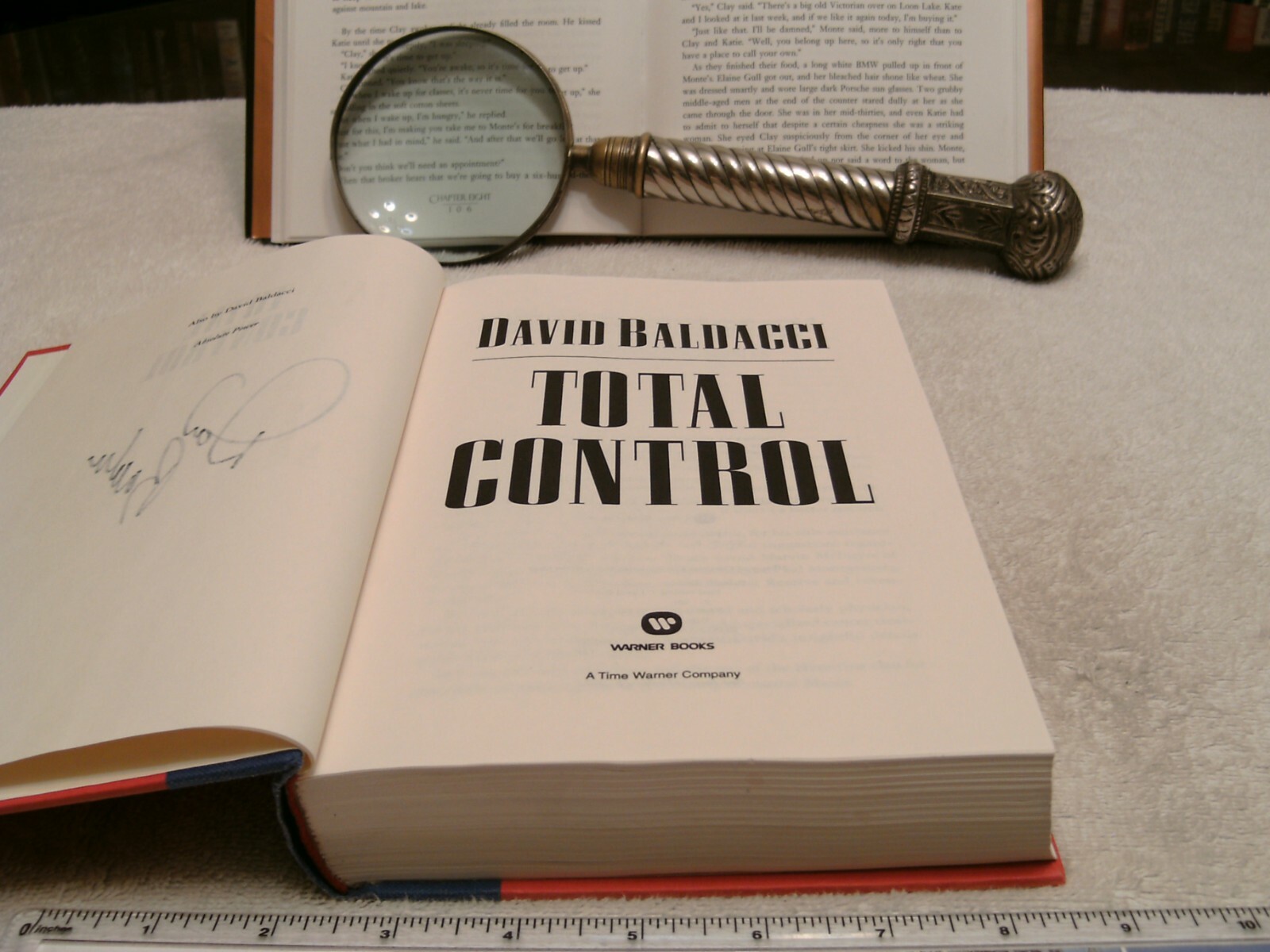 David Baldacci *TOTAL CONTROL* Signed HC/DJ 1st Edition-1st Printing