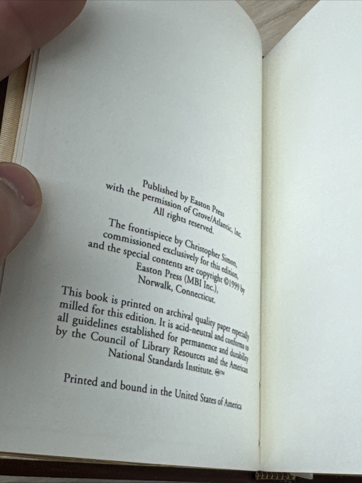 Easton Press – 100 Selected Poems by E.E. Cummings – Leather Collectors Edition