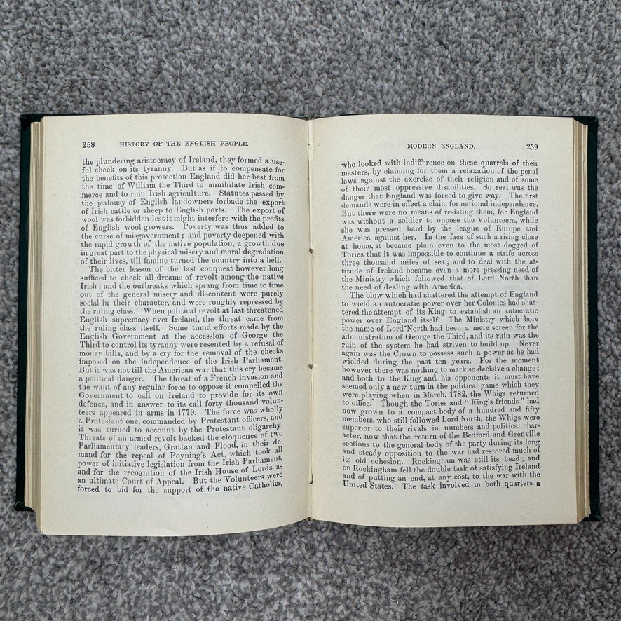 History Of The English People Set Of 4 John R Green Vol I-IV Belford Clarke 1886