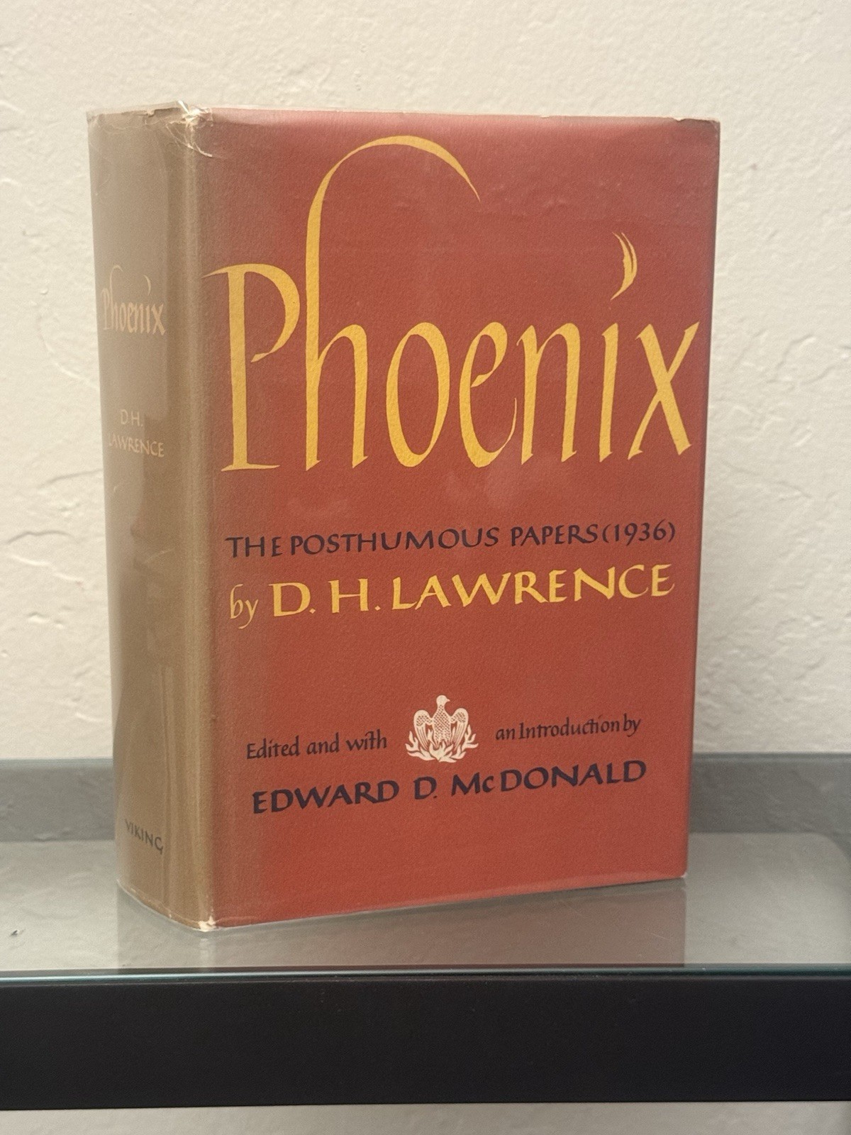 PHOENIX: THE POSTHUMOUS PAPERS (1936) – D.H. Lawrence – Viking Press, 1968.