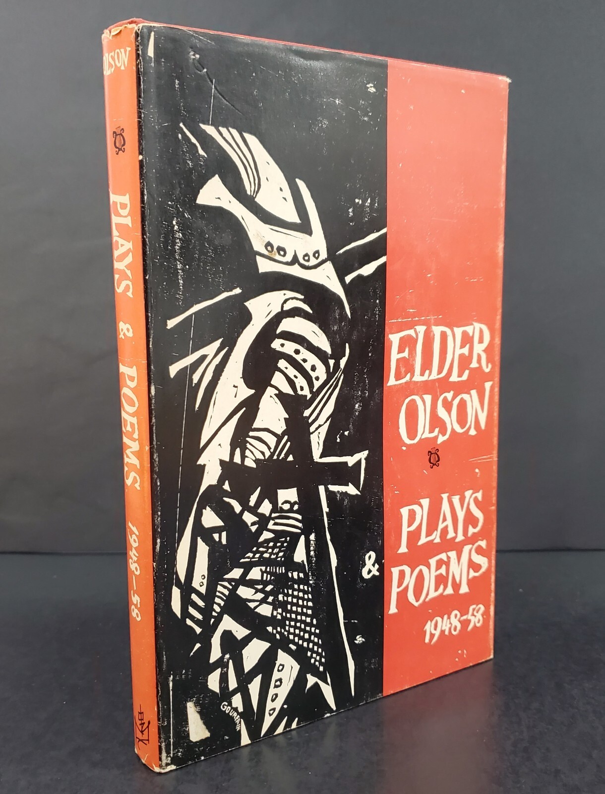 Elder OLSON / Plays & Poems 1948-58 1st Edition 1958 HC Dust Jacket