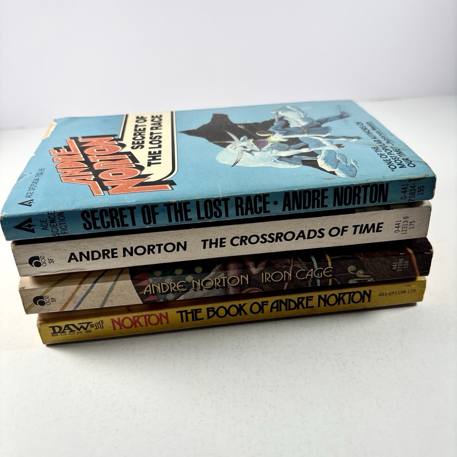 4 Vintage SF Books by Andre Norton – First Paperback Publication Science Fiction