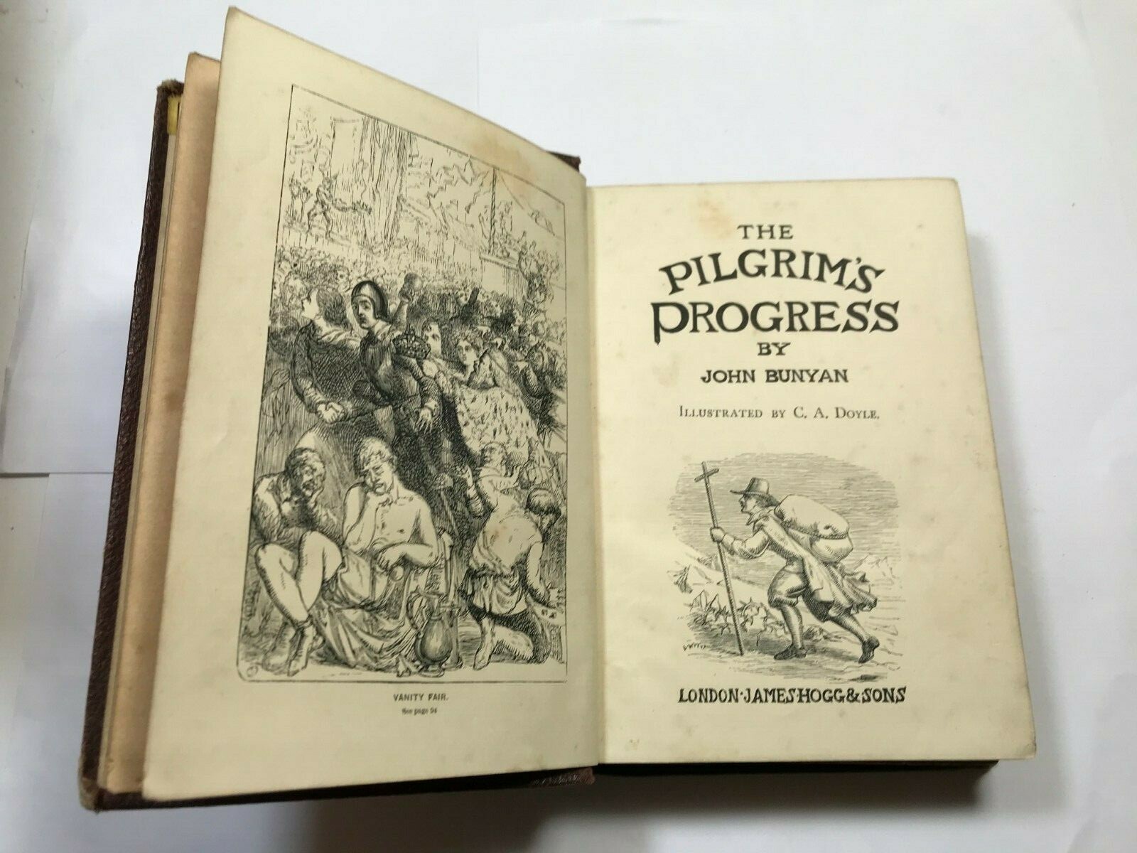 The Pilgrim’s Progress by John Bunyan, C. A. Doyle c1861 Pub: James Hogg