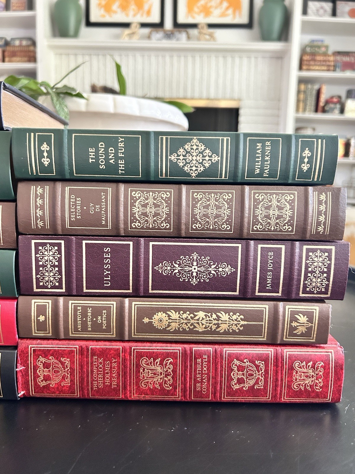 Franklin Library Leather Bound Classic Books Lot – 11 Decorative Library Decor 2
