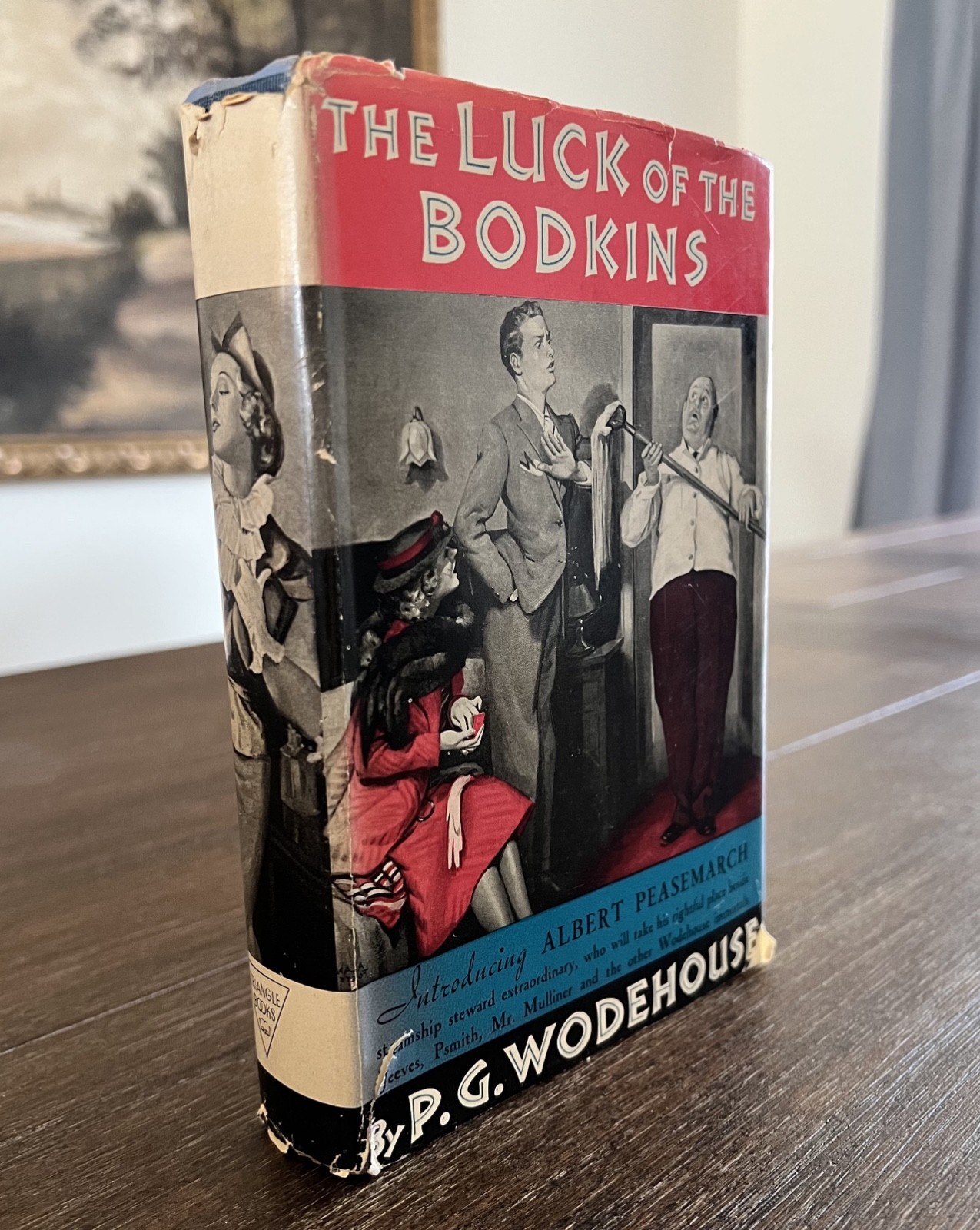 The Luck of the Bodkins P.G. Wodehouse Triangle Books 1940 5th Printing w/ DJ