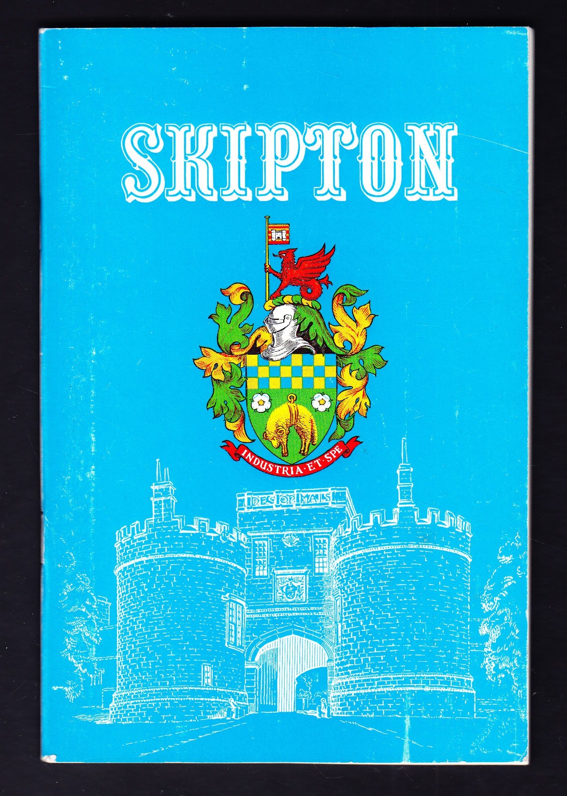 SKIPTON 1977 Skipton Official Guide Book with History Amenities & Local Walks