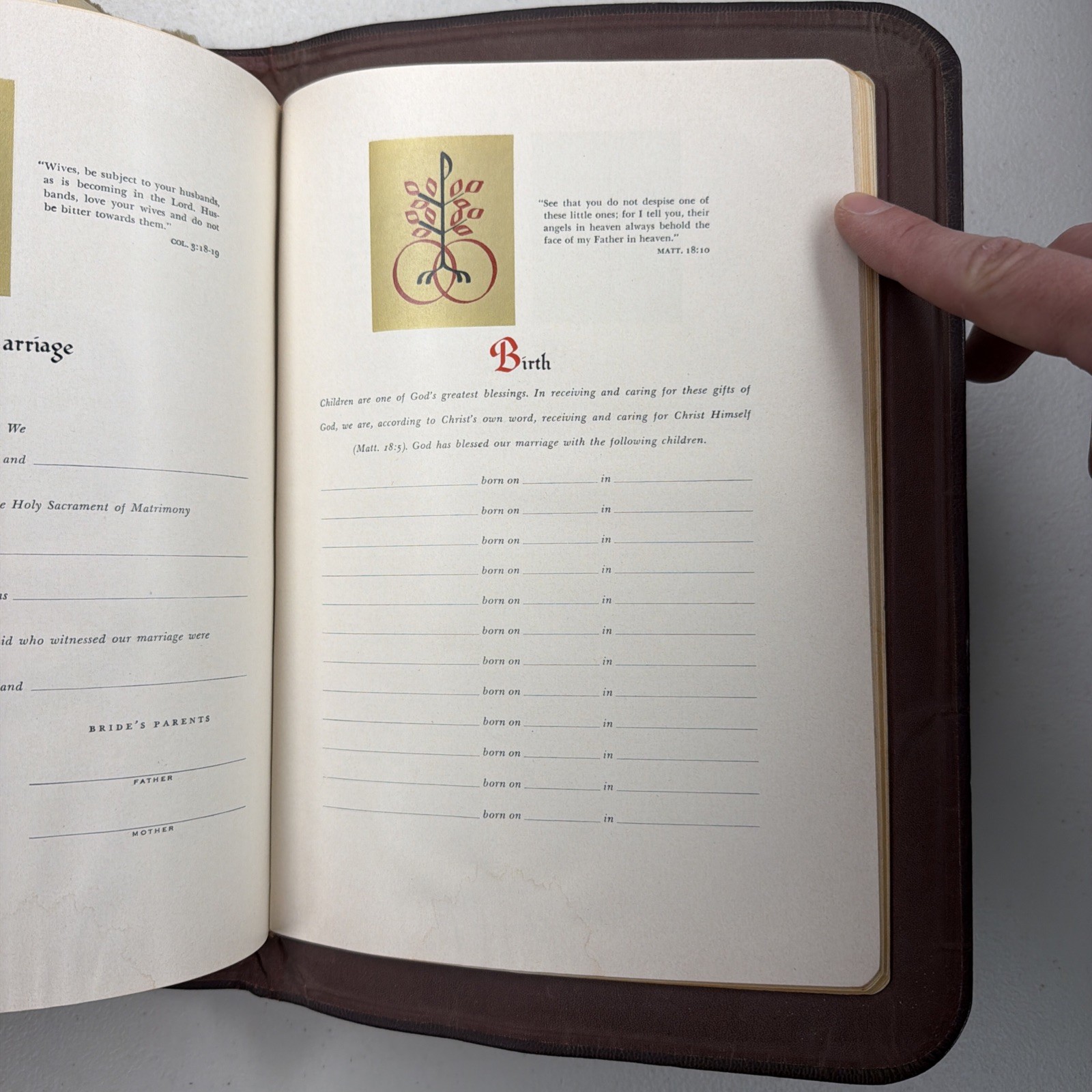 Holy Bible Holy Family Edition of the Catholic Bible 1950 – Not Personalized