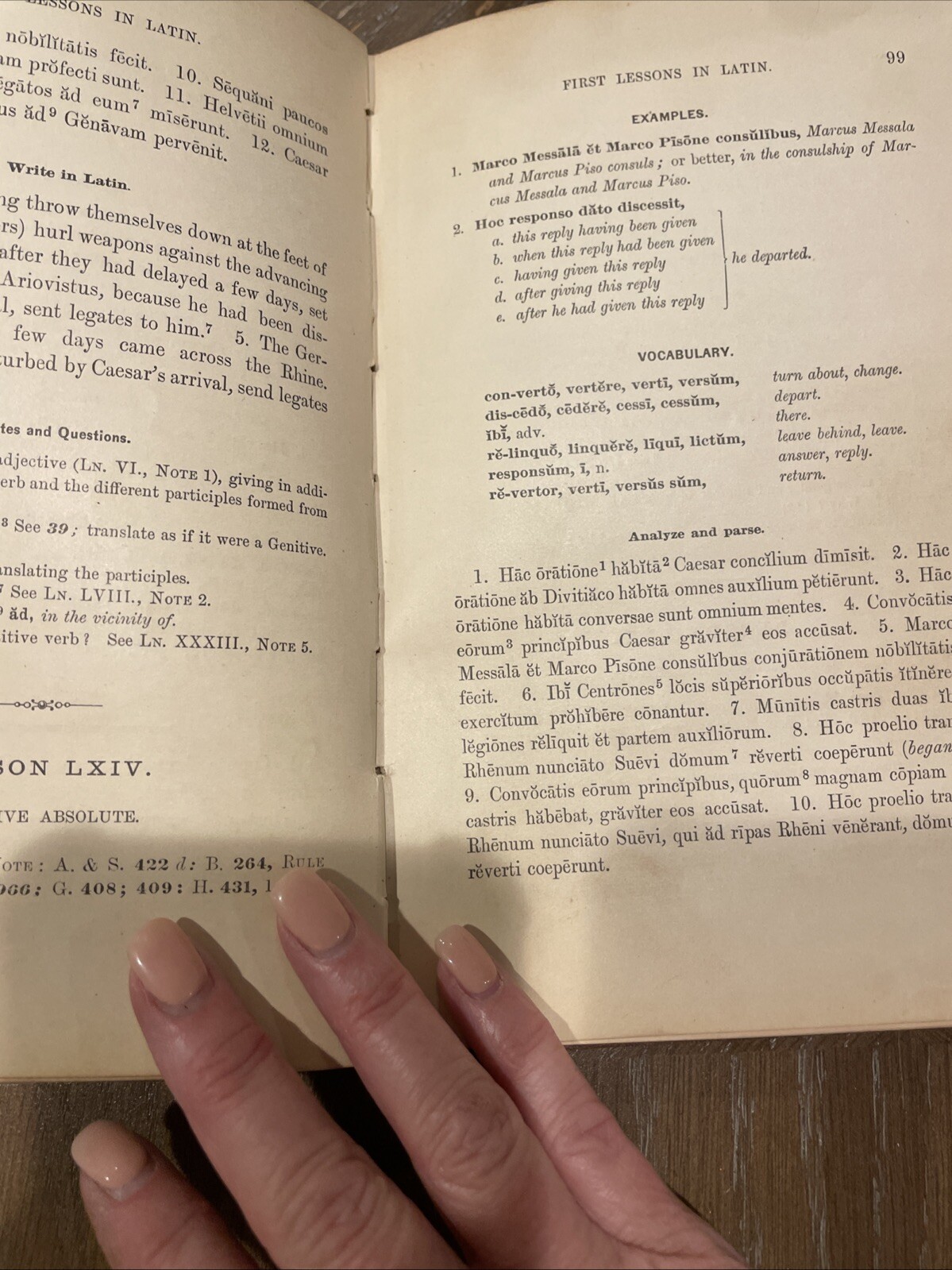1890 – First Lessons in Latin – by Elisha Jones