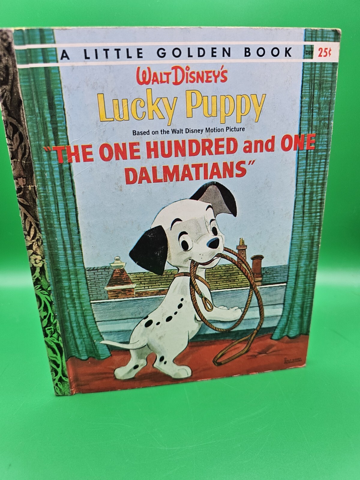 „Lucky Puppy“ Little Golden Book 1960 101 Dalmations Vintage Walt Disney’s