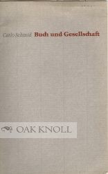 Carlo Schmid / BUCH UND GESELLSCHAFT 1960