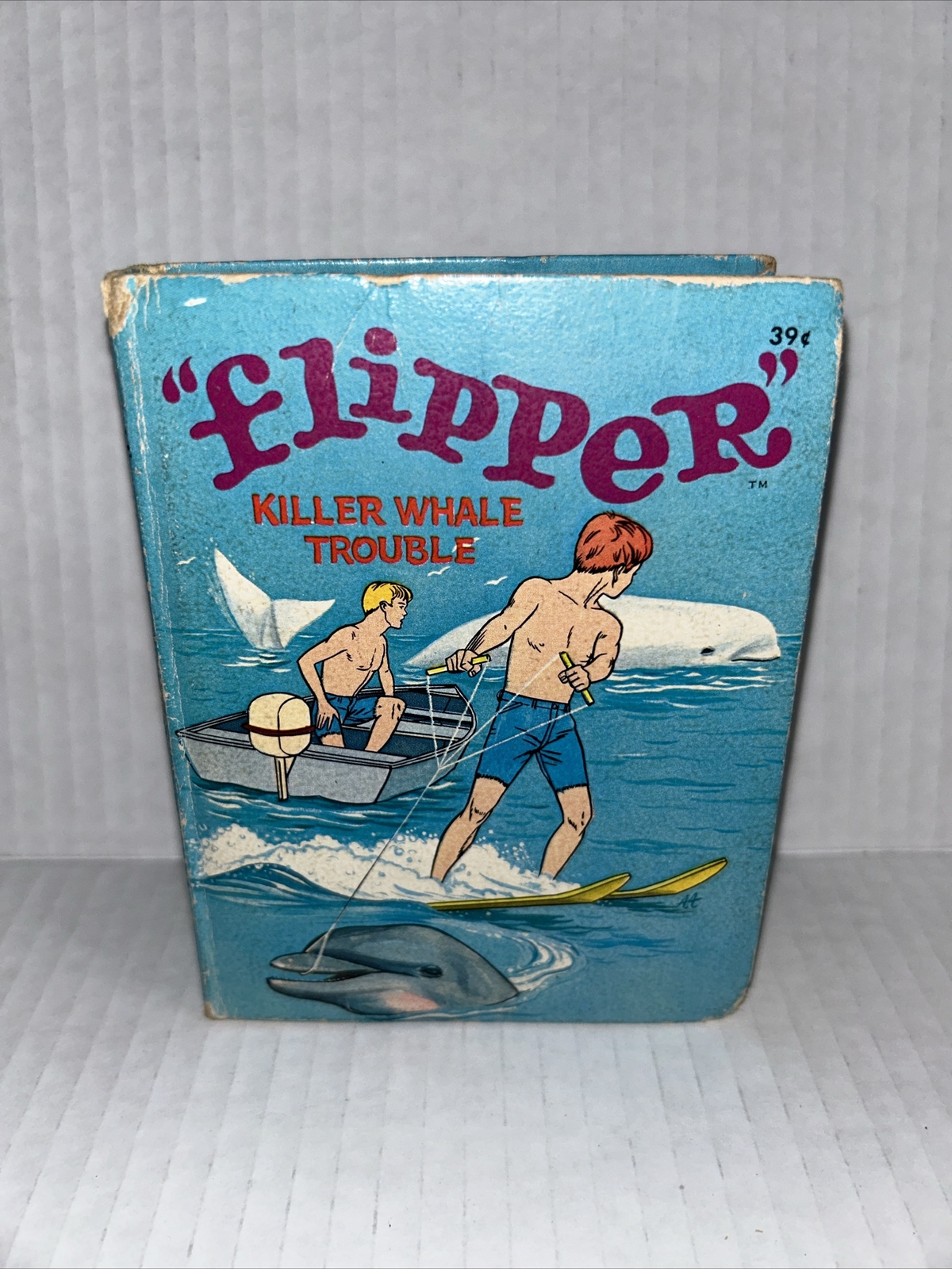 Flipper Killer Whale Trouble #3 A Little Big Book Whitman 1967 George S Elrick