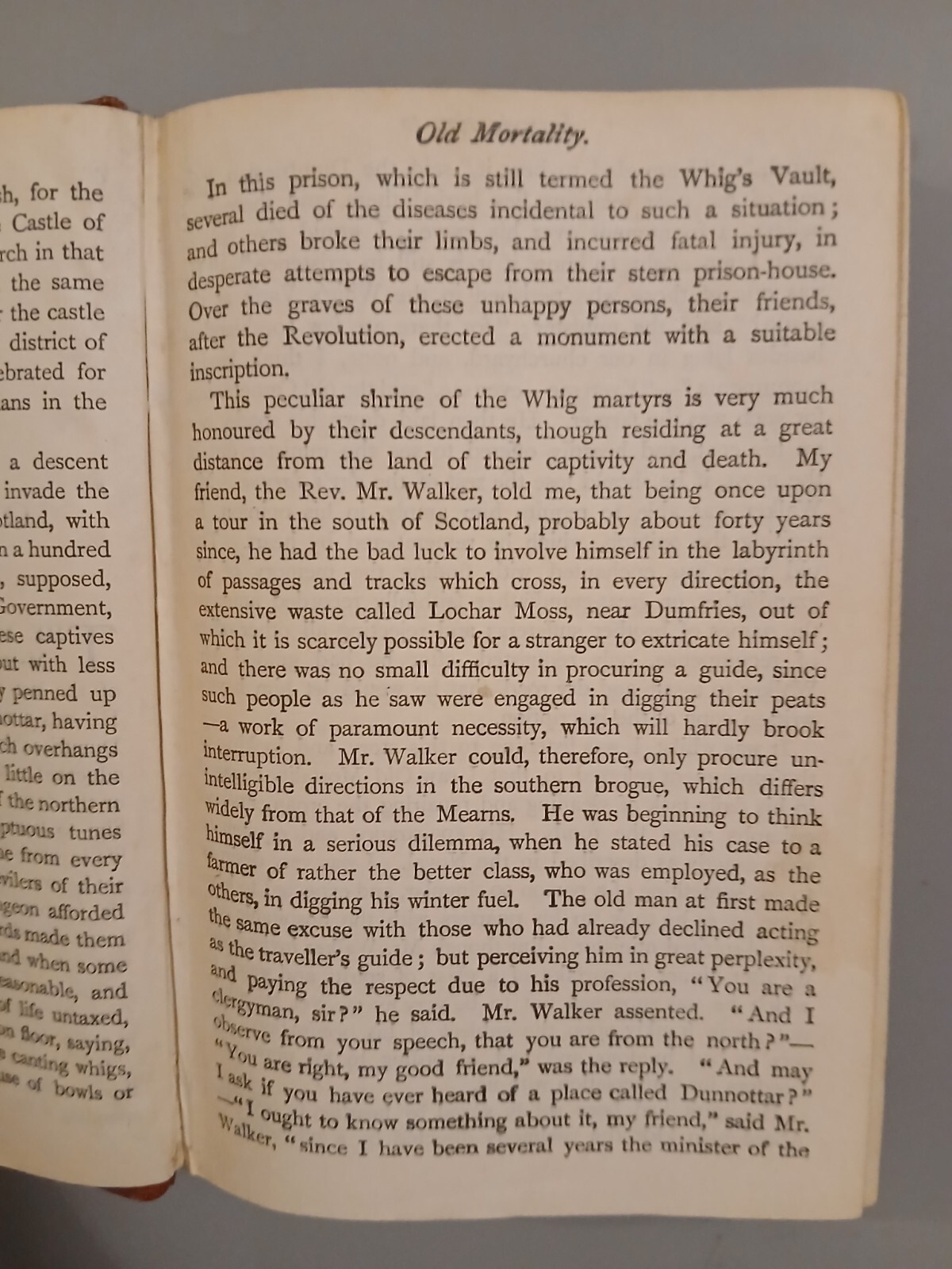 Old Mortality Sir Walter Scott Hardback T Nelson And Sons Ltd