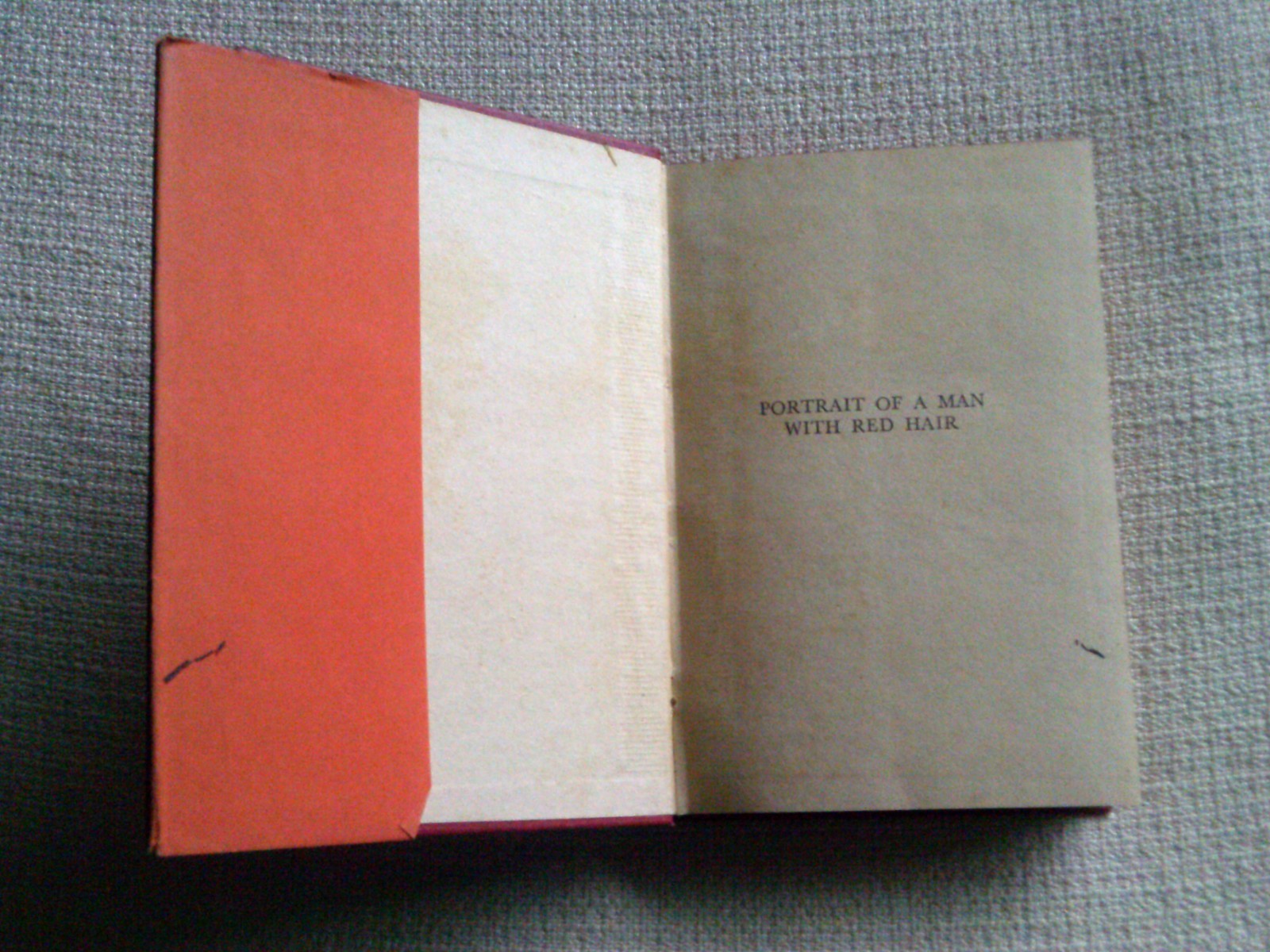 Portrait of a man with red hair romantic macabre Hugh Walpole Hardback c1930’s