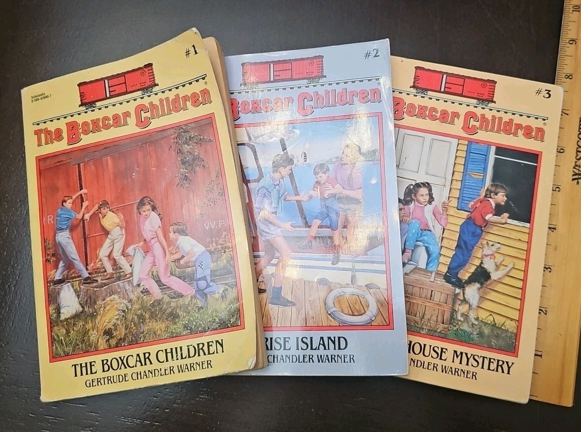 Gertrude Chandler Warner the Boxcar Children, Suprise Island, & The Yellow House