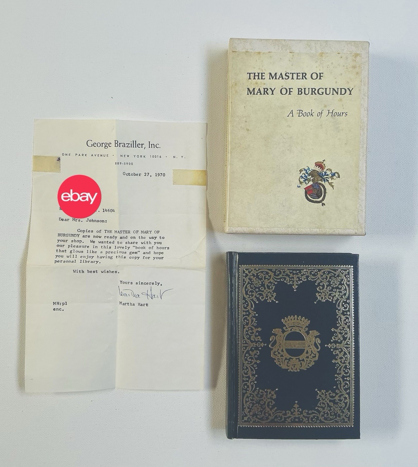 The Master of Mary of Burgundy Book of Hours 1970 Braziller Letter Illuminated
