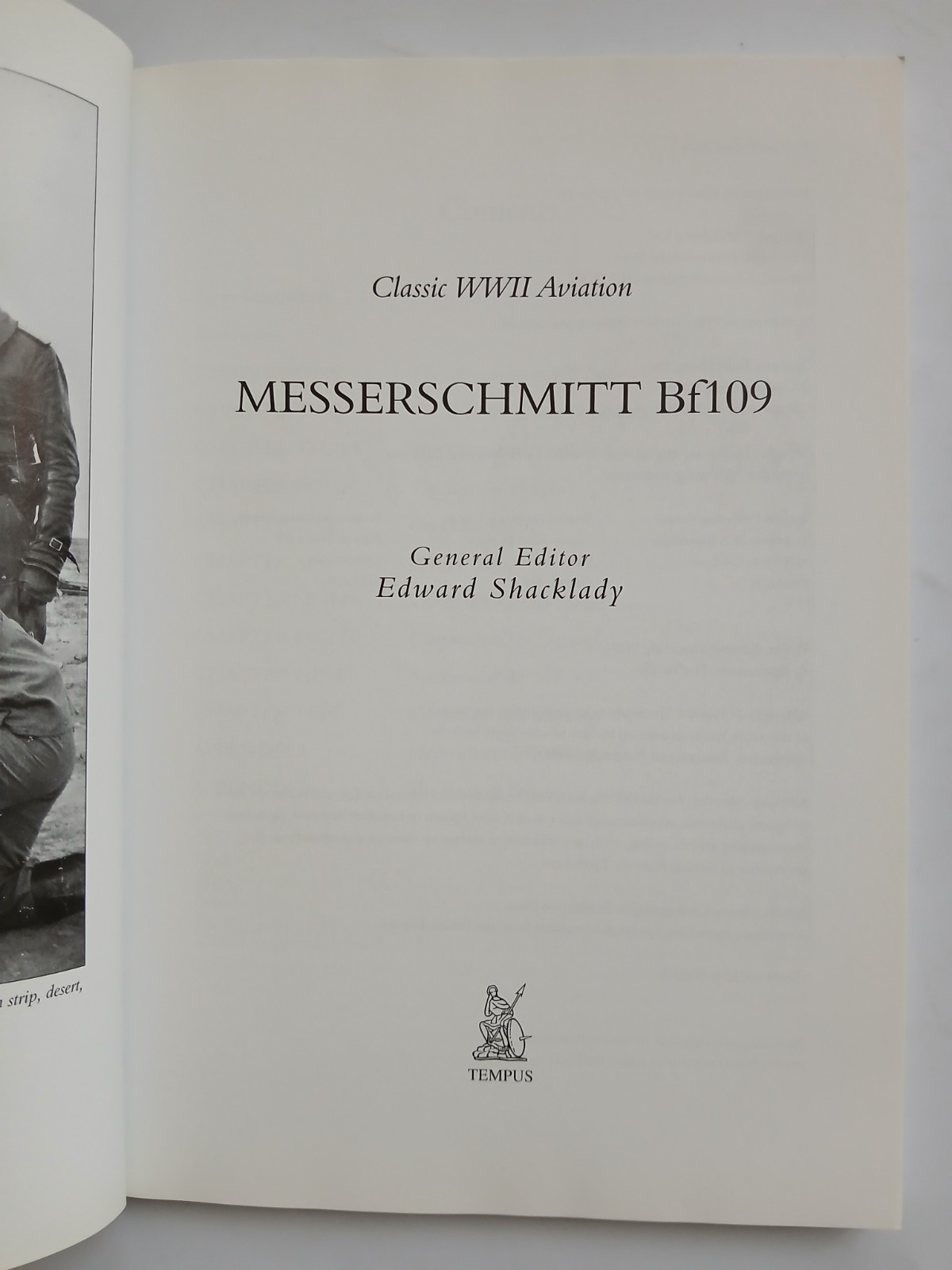 Messerschmitt BF109 Edward Shacklady 1st 2000 Paperback Tempus