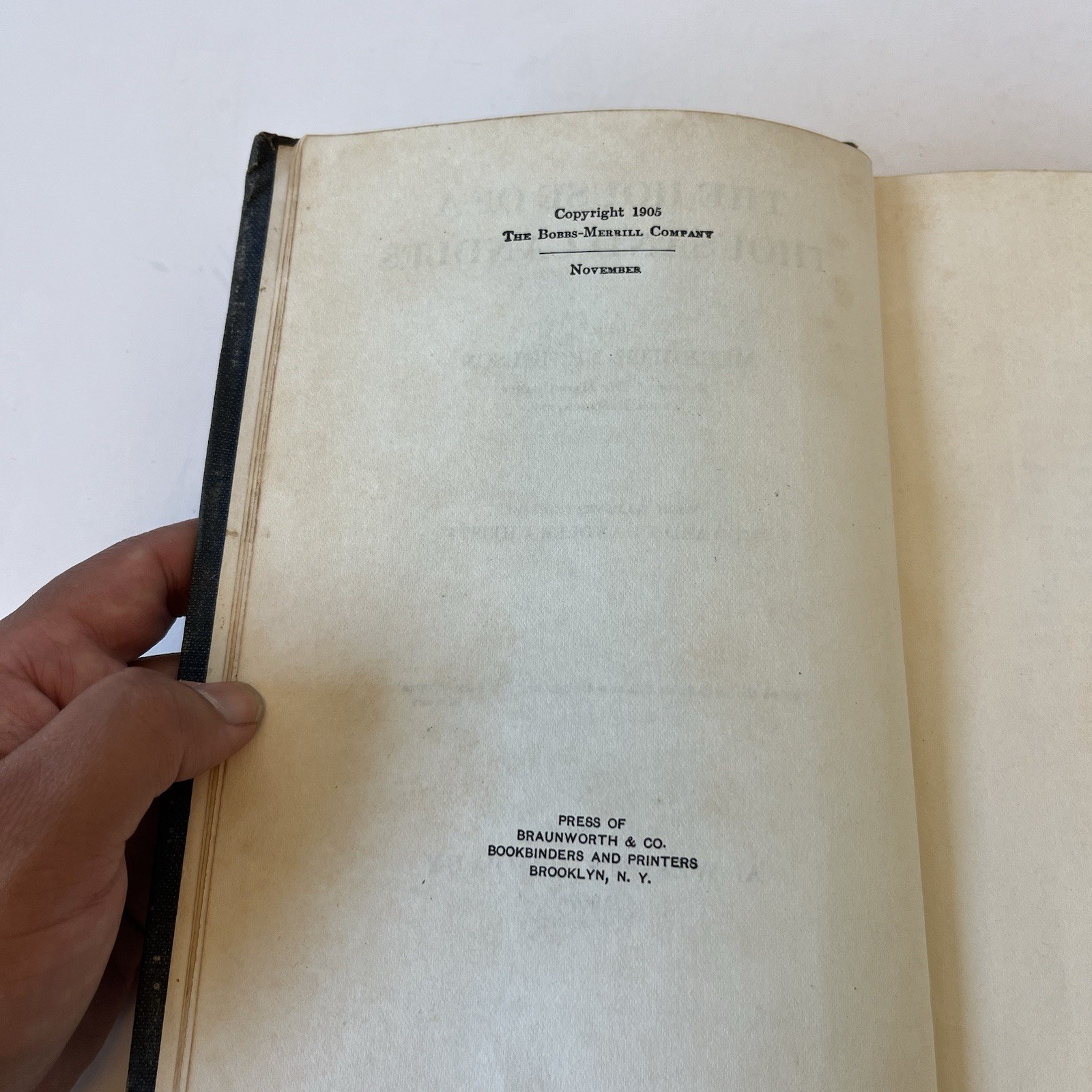 Antique The House of A Thousand Candles Hardcover Book Meredith Nicholson 1907