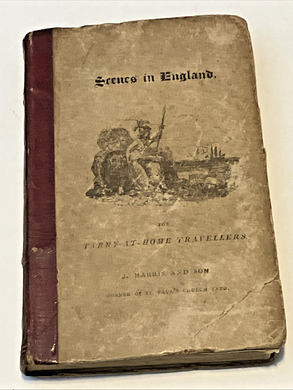 ANTIQUE 1823 2nd Ed- Rev Isaac Taylor- Scenes In England. Plates, Map