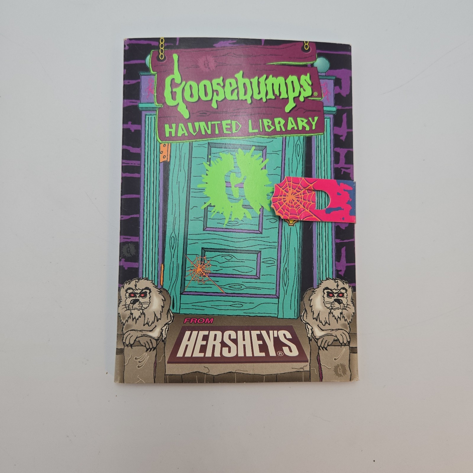Goosebumps Haunted Library Hershey’s Reading Is a Scream Promo Booklet 1997 VTG