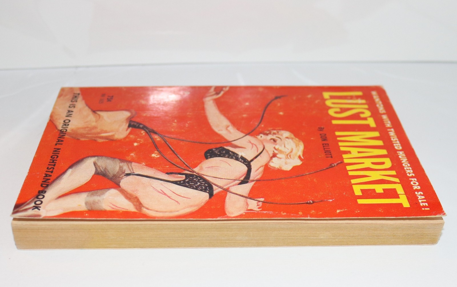 Signed Robert Silverberg Lust Market Don Elliott 1962 Sleaze Smut Erotica NB1625